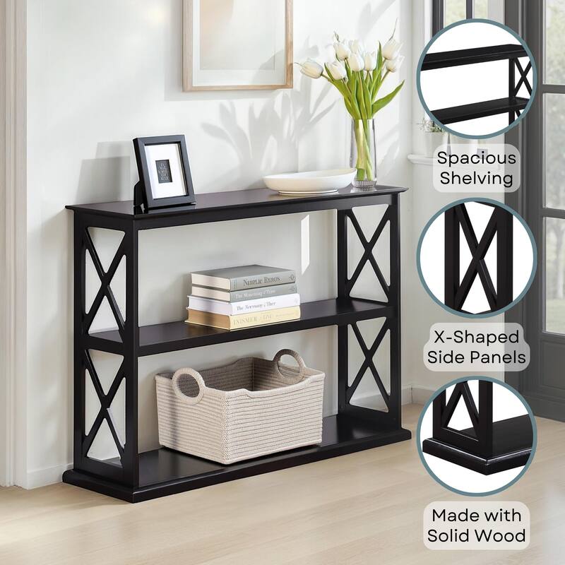Convenience Concepts Coventry Console Table with Shelves