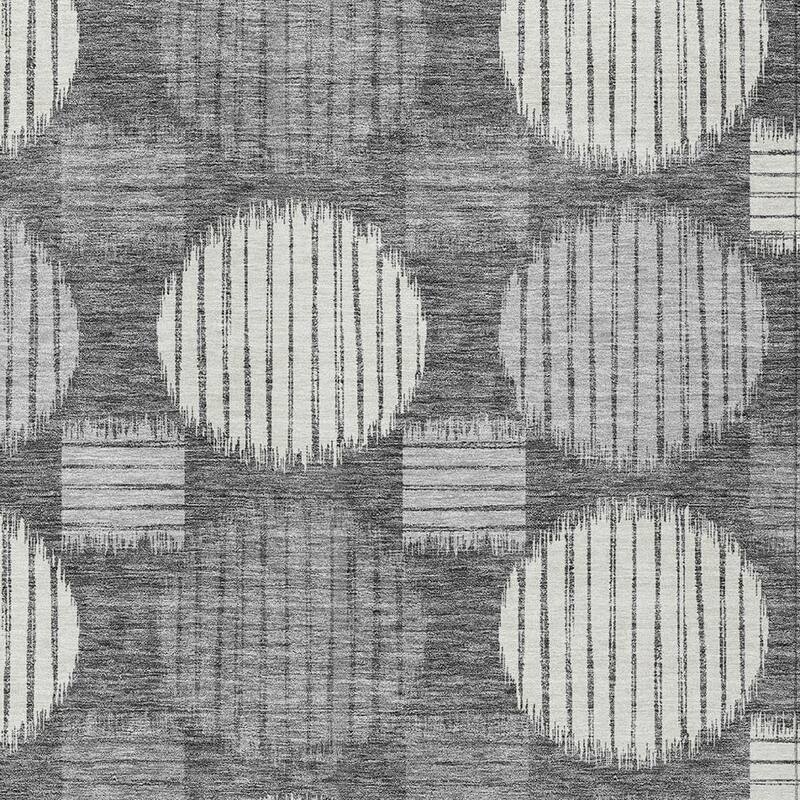 HomeRoots Geometric Transitional Rectangle Outdoor Rug