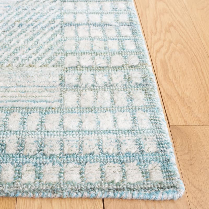 SAFAVIEH Handmade Marquee Jaana Modern Geometric Wool Rug
