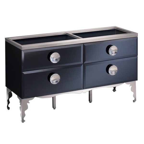 Fresca FCB7714 Moselle 47-1/4" Steel Vanity Cabinet Only - Black