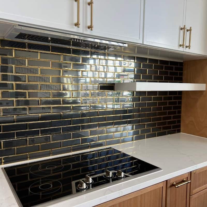 Athena 2x6 Matte Glass Subway Mosaic Tile - Wall, Backsplash