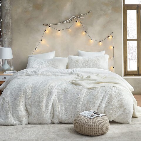 Don't Blame Us - Coma Inducer® Oversized Duvet Cover Set - White