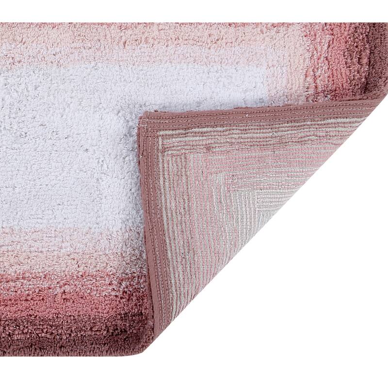 Better Trends 100% Cotton Super Soft & Highly Water Absorbent Bathroom Rugs-Torrent Collection Tufted Machine Washable Bath Mats