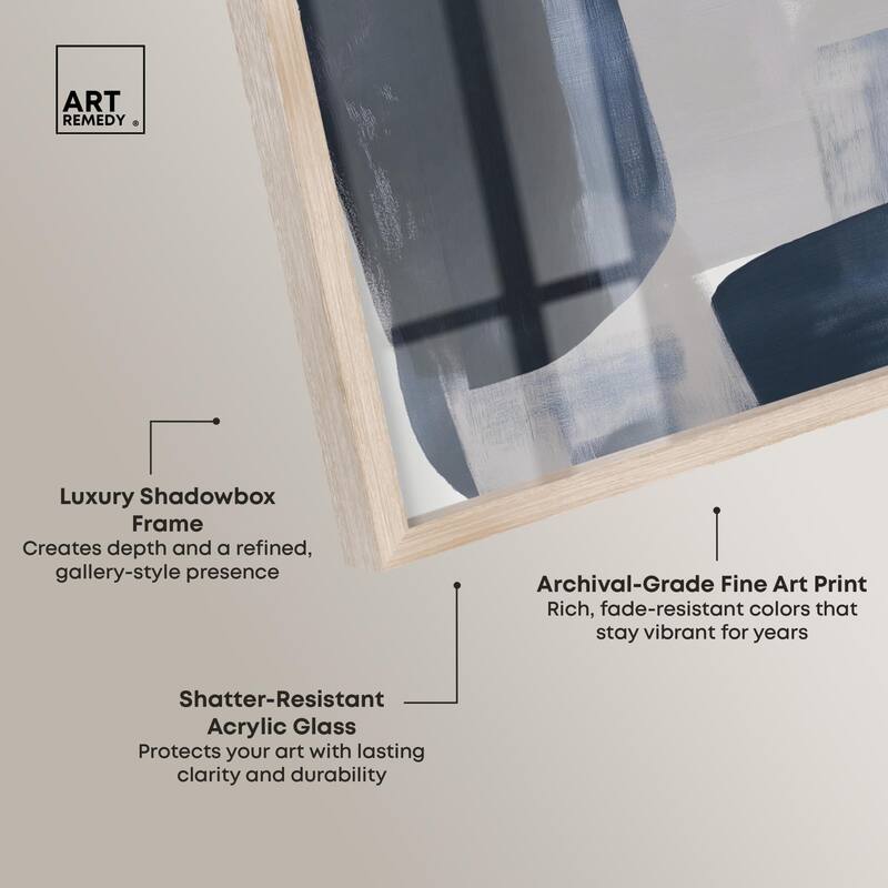 Oceanic Forms II Shadowbox by Art Remedy
