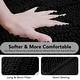 preview thumbnail 60 of 110, Deconovo Non Slip Chenille Striped Bath Mat Soft Durable