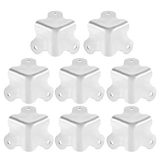30x30x30mm Metal Box Corner Protectors Box Edge Guard Chrome Plating ...
