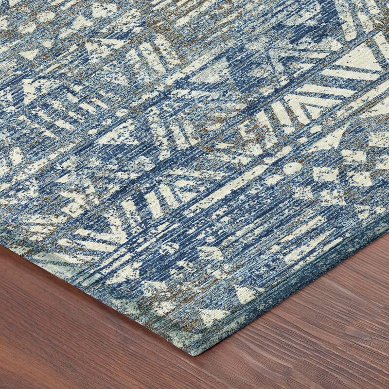 Machine Washable Indoor/ Outdoor Global Jara Chantille Rug