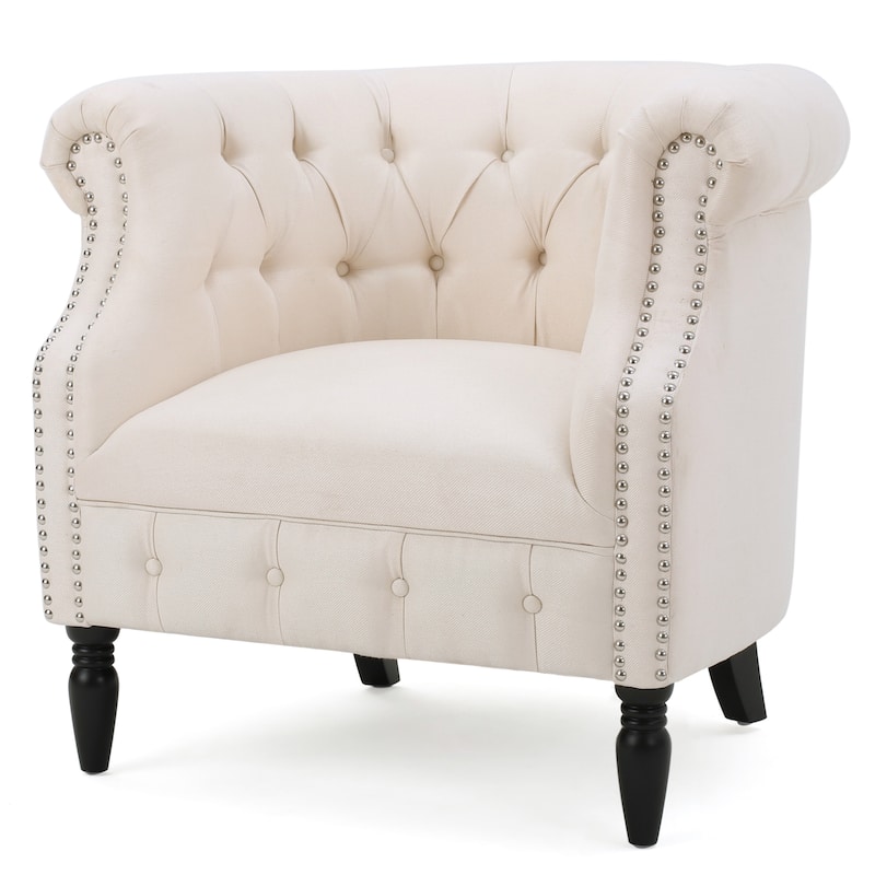 Christopher Knight Home - Akira Tufted Fabric Club Chair