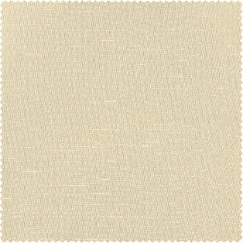 Exclusive Fabrics Solid Vintage Textured Faux Dupioni Silk Pleated Blackout Curtain (1 Panel)