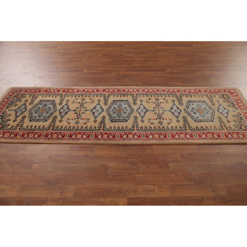 Viss Oriental Runner Rug Handmade Wool Carpet - 2'6"x 8'1"