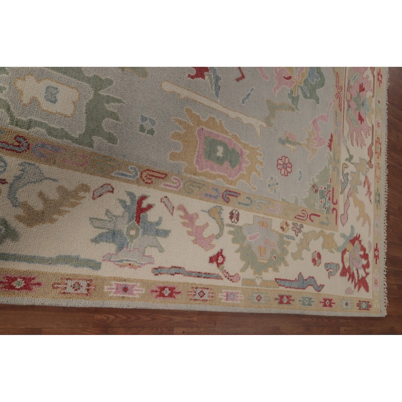 Oushak Area Rug Handmade Oriental Wool Carpet - 8'0"x 10'1"