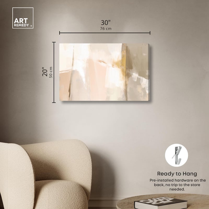 Tonal Gradations I Canvas by Art Remedy, Gallery Wrapped