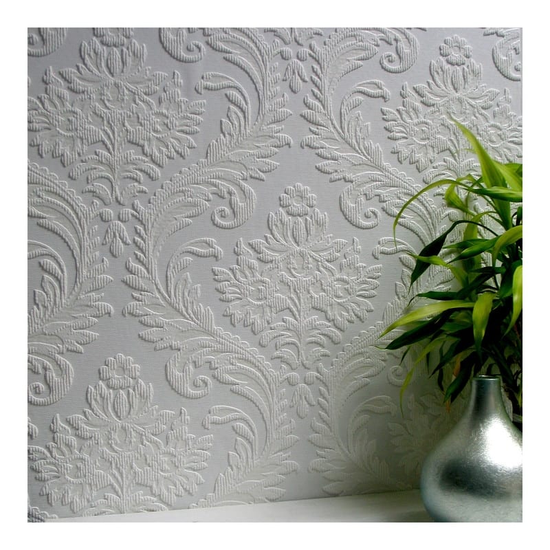 Brewster Brewster High Trad Paintable Textured Vinyl Wallpaper - 20.9 x 396 x 0.025