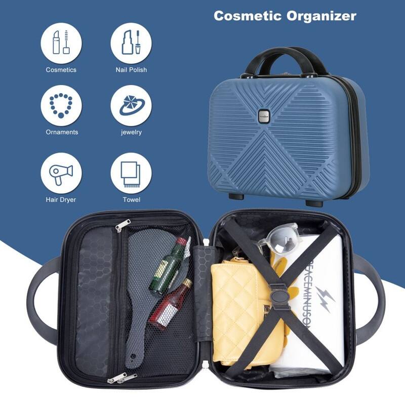 4-piece ABS Lightweight Suitcase