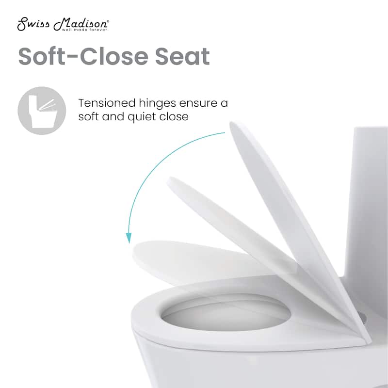 Bleu Two-Piece Elongated Toilet Dual-Flush 1.1/1.6 Gpf - 31" x 19" 32"