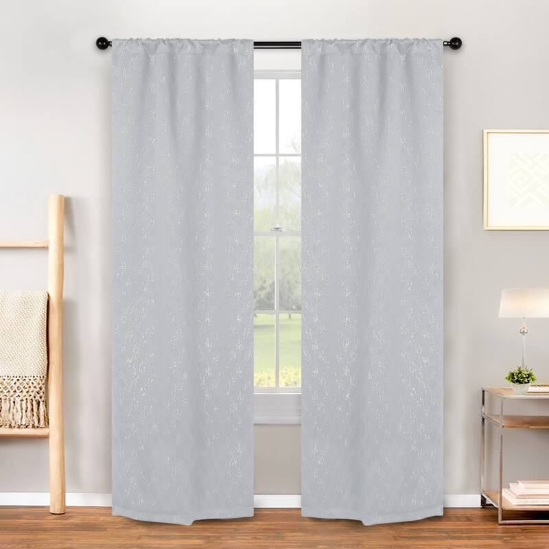 Superior Zuri Washable Room Darkening Curtains, Set of 2 Panels