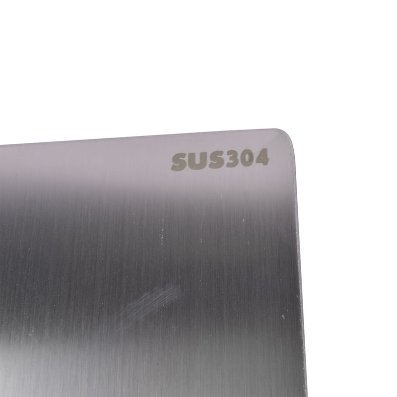 Heavy Duty Multi-Purpose Stainless Steel Cutting Board with Non-Slip L-Edge for Vegetables and Dough