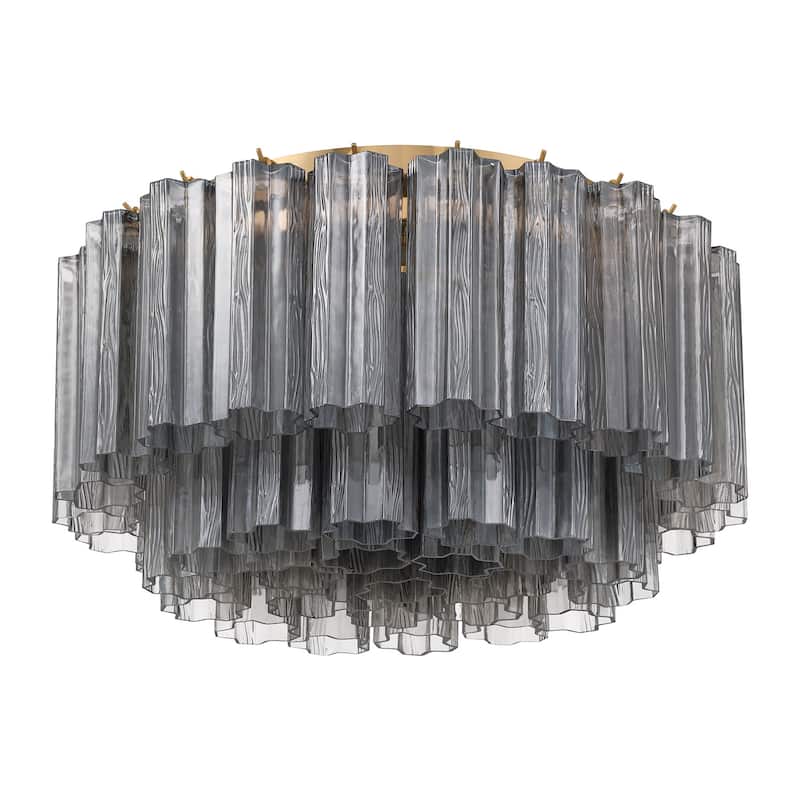 Crystorama Lighting Group ADD-321-SM Addis 7 Light 23" Wide Flush