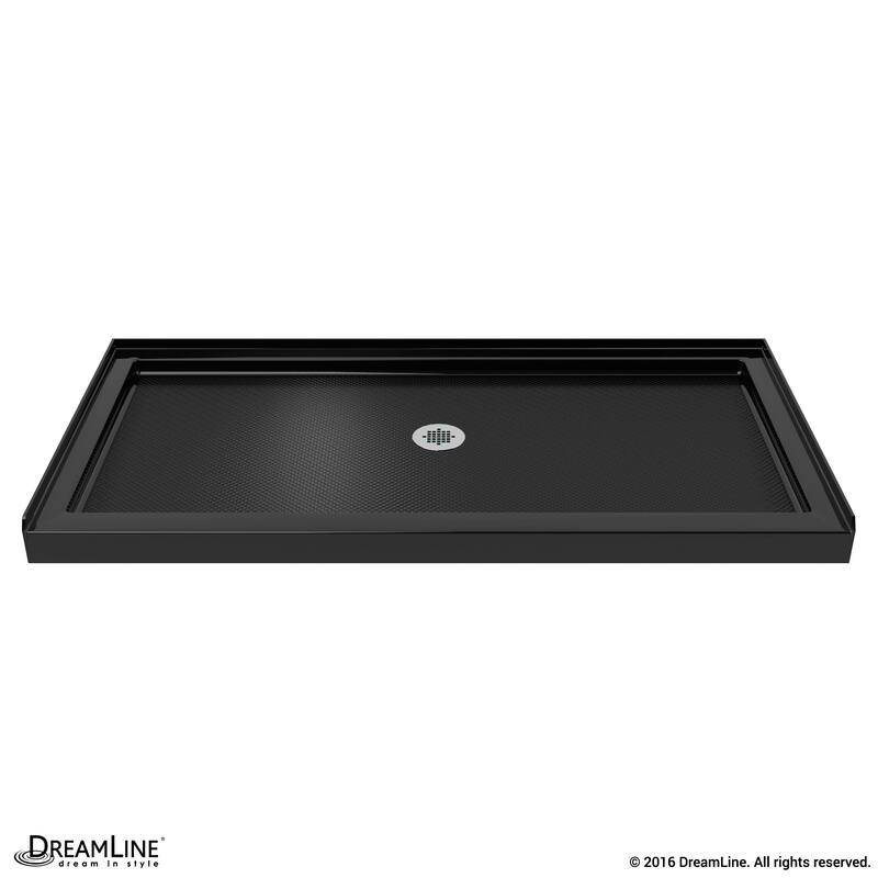 DreamLine Infinity-Z 30 in. D x 60 in. W x 74 3/4 in. H Sliding Shower Door and Shower Base Kit