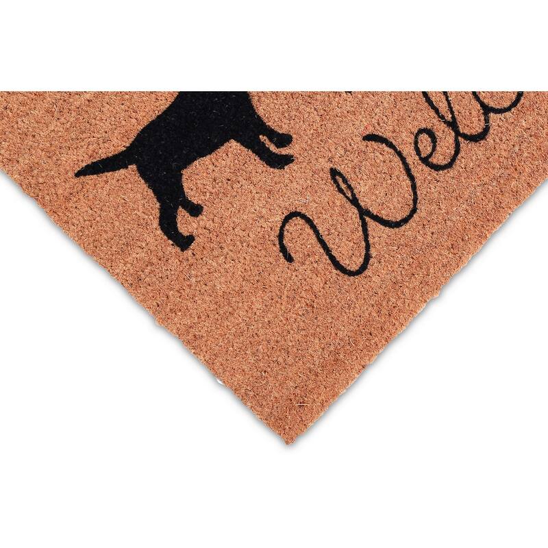 Liora Manne Three Dogs Welcome Door Mat (1'6" x 2'6") - 1'6" x 2'6"