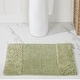 preview thumbnail 4 of 77, Better Trends Bath Rug 100% Cotton Water Absorbent Tufted Bathroom Rugs for Shower, Sink Mats Machine Wash Granada Collection 17" x 24" Rectangle - Sage