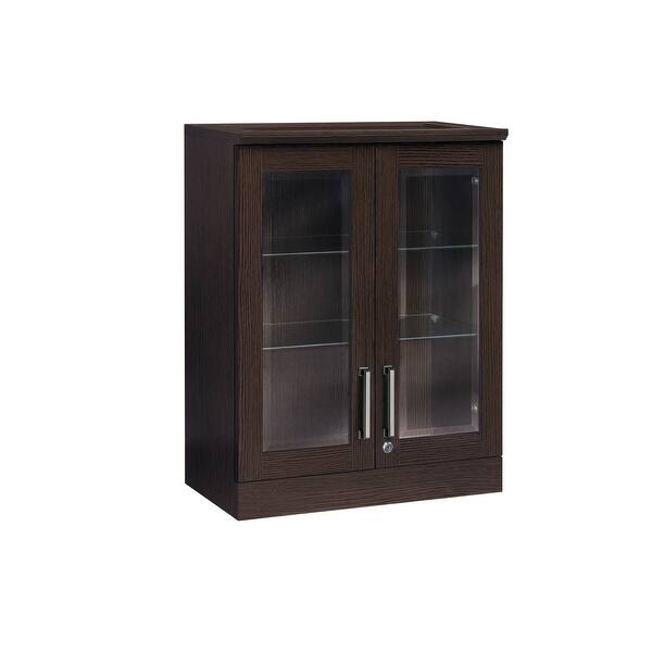 Shop Black Friday Deals On Newage Products Home Bar Series Short Wall Cabinet Overstock 19977159