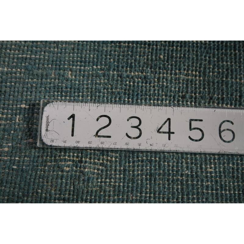 Blue Contemporary Gabbeh Oriental Foyer Rug Handmade Wool Carpet - 3'4" x 5'0"