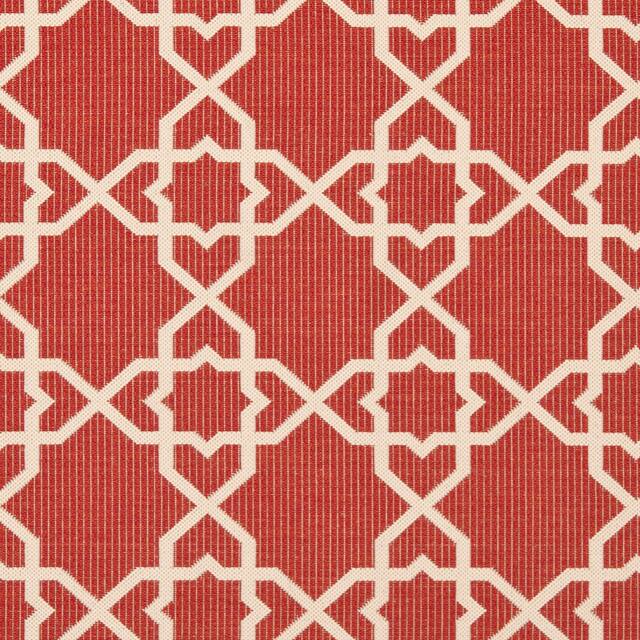 SAFAVIEH Courtyard Lawanda Trellis Indoor/ Outdoor Waterproof Patio Backyard Rug