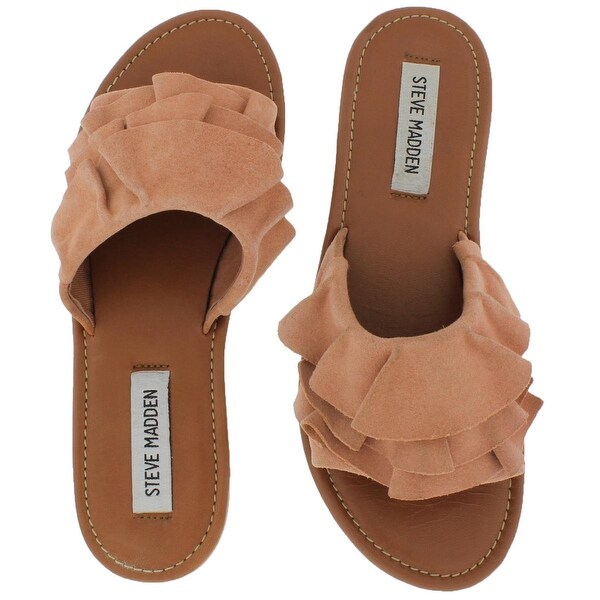 steve madden ruffle sandals