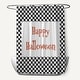 preview thumbnail 1 of 1, Halloween Happy Halloween Checks Shower Curtain Black