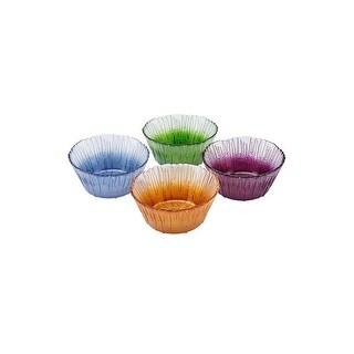 Karaca Rainbow Dessert and Ice Cream Glass Bowls Set of 4