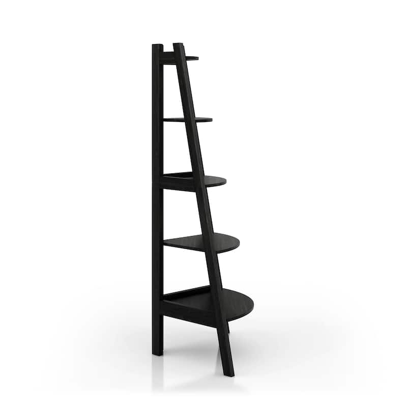Kiki Transitional 5-Tier Corner Ladder Display Bookshelf by Furniture of America