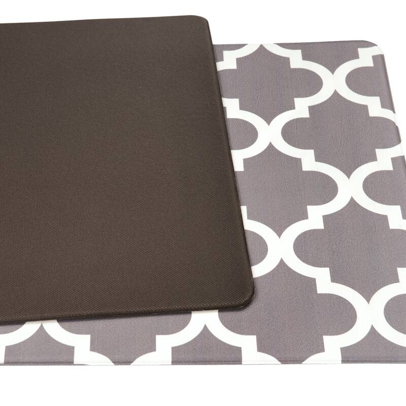 World Rug Gallery Moroccan Trellis Anti Fatigue Mat