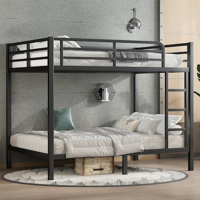 Metal Full over Full Bunk Bed for Teens and Adults,Space-Saving/Noise Reduced/No Box Spring Needed
