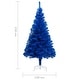 preview thumbnail 58 of 60, vidaXL Artificial Christmas Tree with LEDs&Stand Decor Multi Colors/Sizes