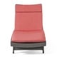 preview thumbnail 56 of 187, Salem Outdoor Wicker Adjustable Chaise Lounge with Cushion by Christopher Knight Home