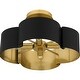 preview thumbnail 4 of 11, Balsam Four Light Semi-Flush Mount