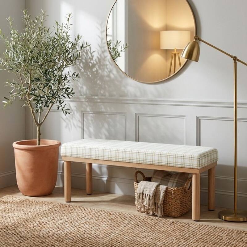 HomePop Oslo Upholstered Bench