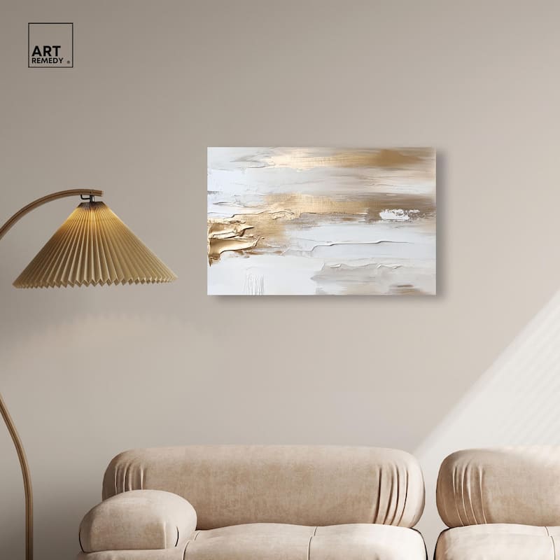 Soothing Waves Canvas by Art Remedy, Gallery Wrapped