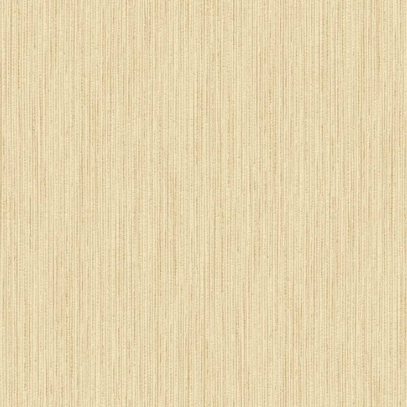 Galerie Wallcoverings Special FX 2 Collection Glitter Vertical Texture Mylar on Non-woven Wallpaper Roll - 33-feet long x 21-inches wide - Light Gold