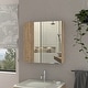 4-Shelf Bathroom Medicine Cabinet Light Grey/Beige/White - Bed Bath ...