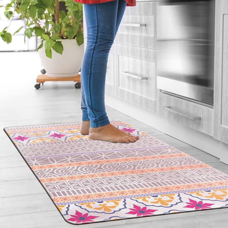 World Rug Gallery Boho Shade Anti-Fatigue Standing Mat