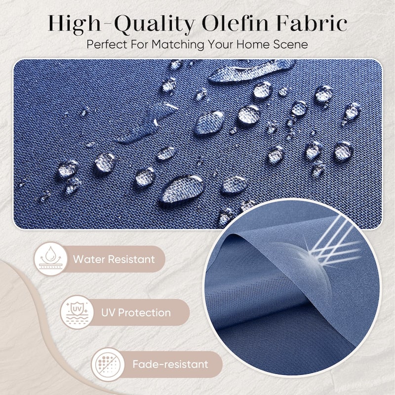 Pocassy 22x25x4" Cushion for Outdoor Swivel Chairs Sofa Set