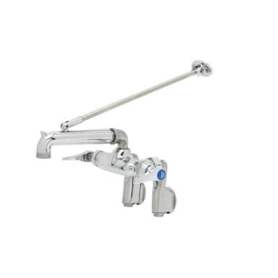 T and S Brass 16.3 GPM Wall Mounted Bridge Service Sink Faucet -