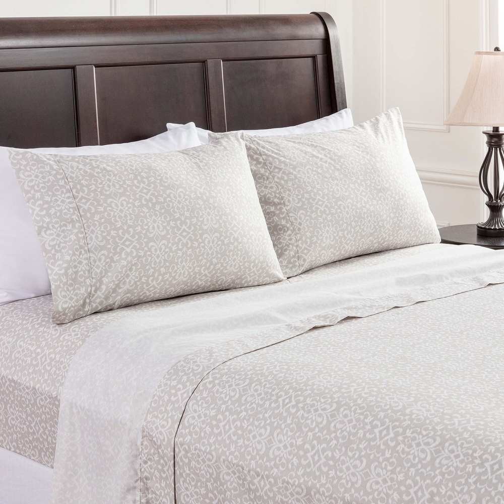 Bed bath and beyond damask 2025 sheets