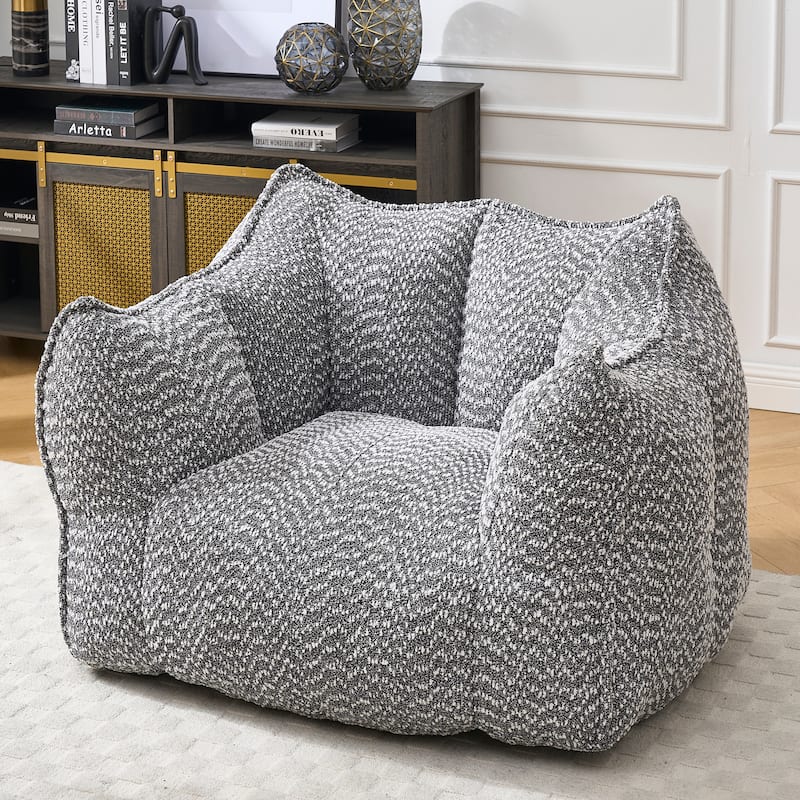 Lazy Bean Bag Chair with Arms for Living Room