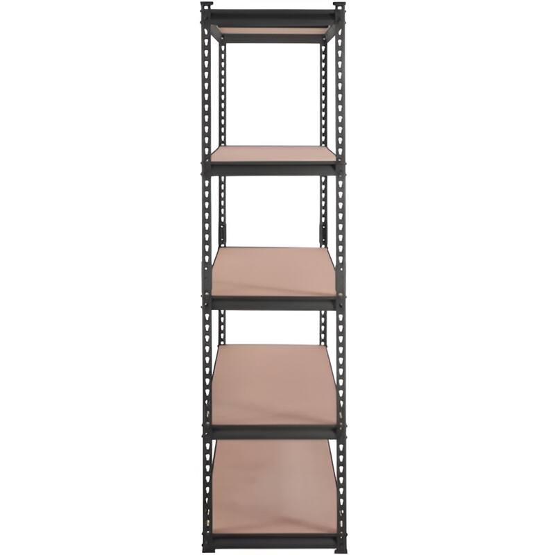 Adjustable Metal Storage Shelves 5 Tier Heavy Duty Utility Rack for Garage and Kitchen