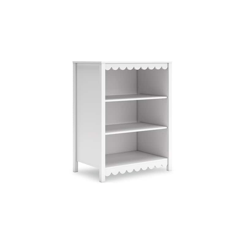 Signature Design by Ashley Hallityn White Bookcase - 31.61" W x 19.84" D x 41.14" H