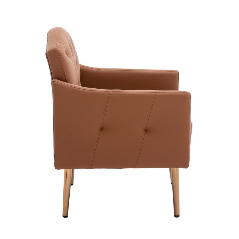 Tufted Decorative Fabric Armchair