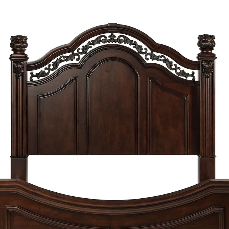 Messina Estates Cognac King Poster Headboard